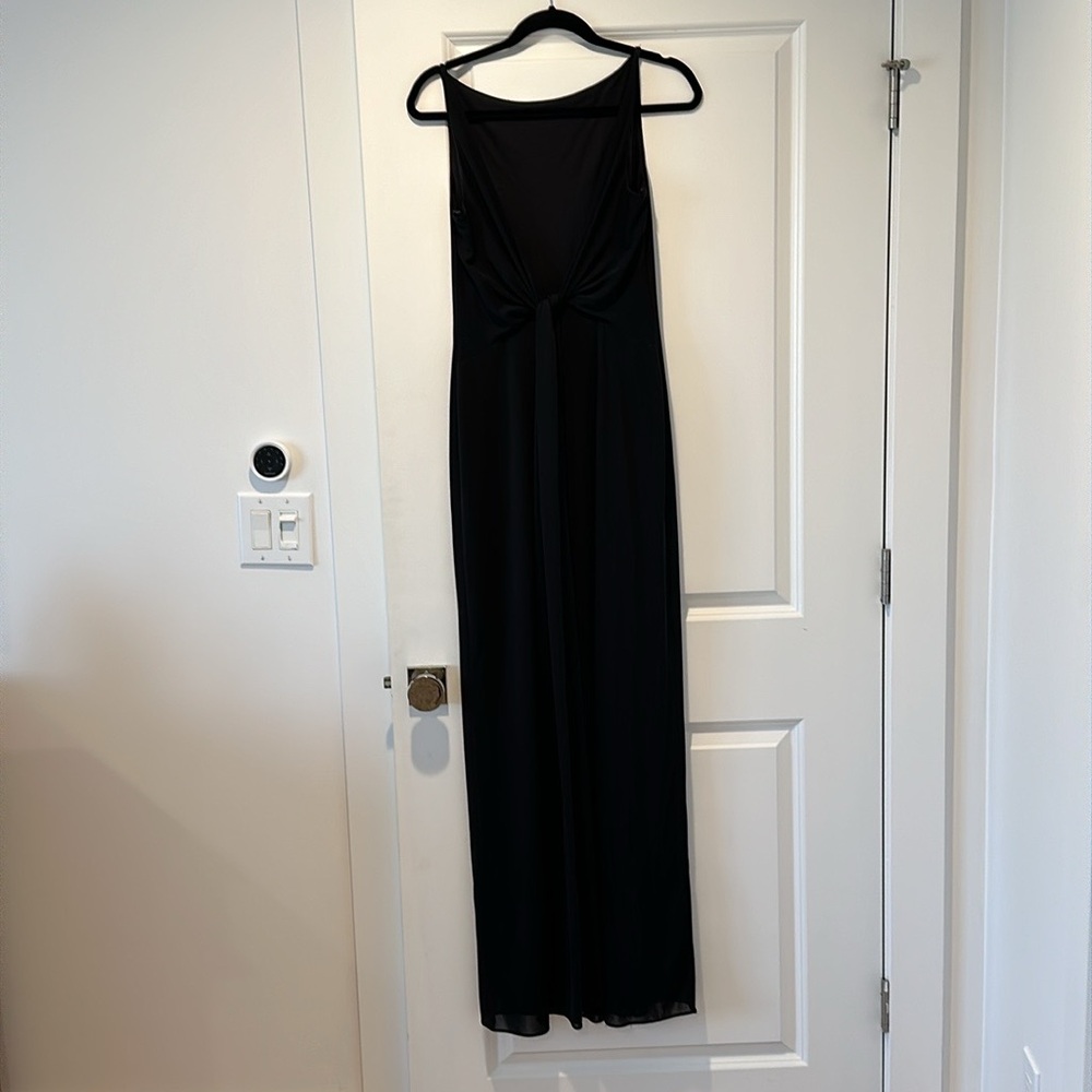 Black floor length gown